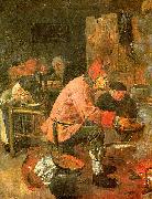 The Pancake Baker Adriaen Brouwer